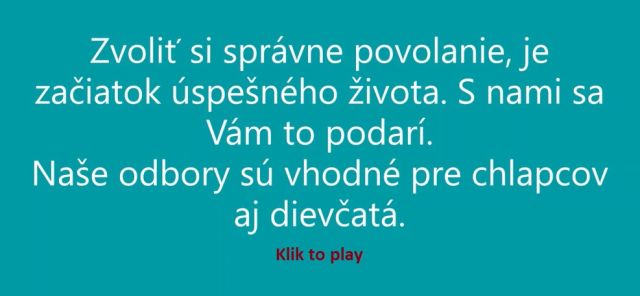 Príďte medzi nás