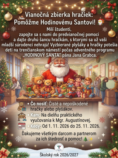 Hodinový Santa
