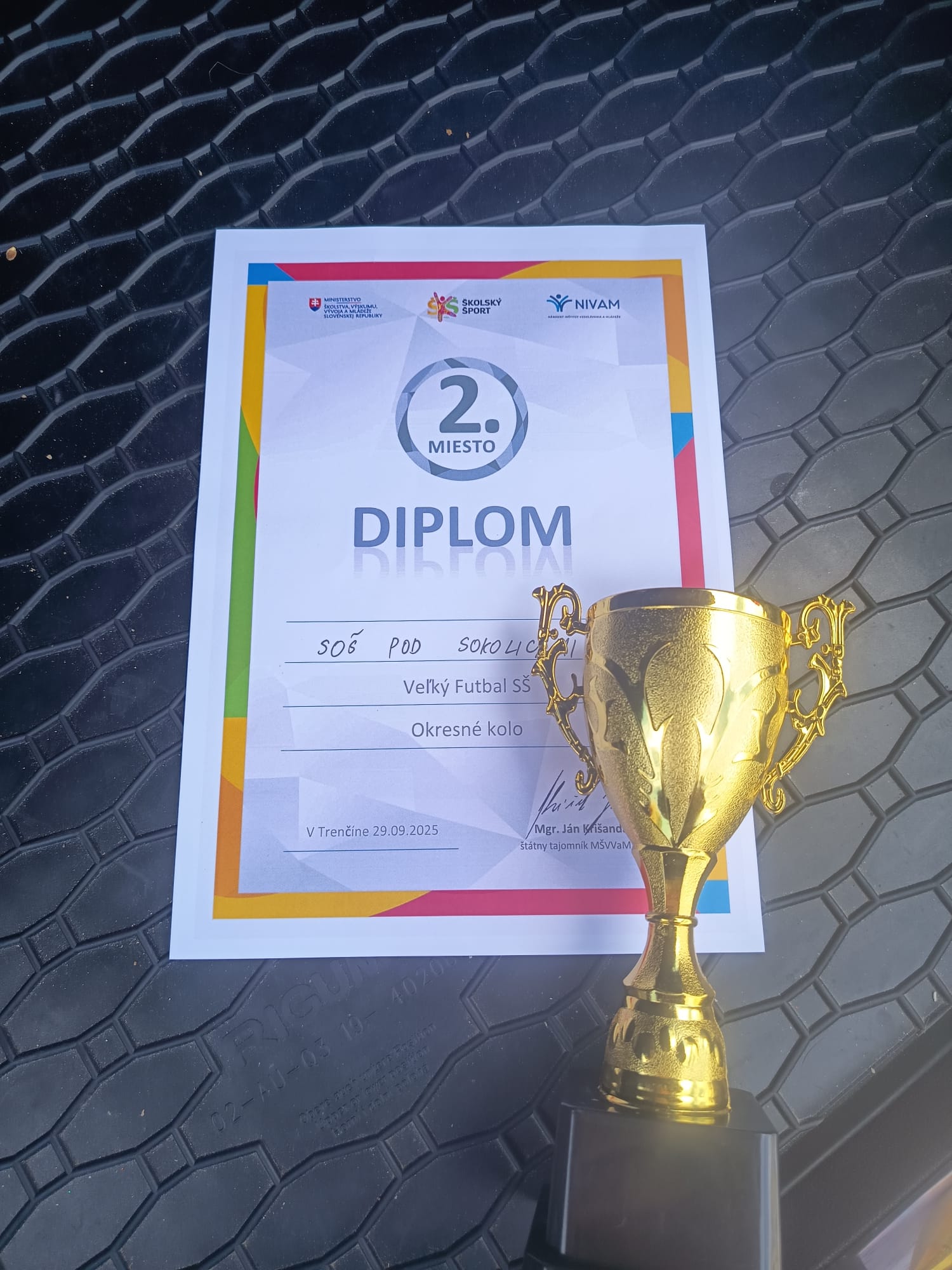 Futbalová súťaž žiakov stredných škôl