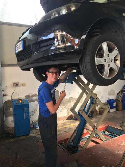 Odborná prax v talianskych autoservisoch